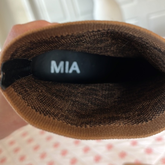 Mia leopard booties size 7 1/2 - Picture 6 of 7